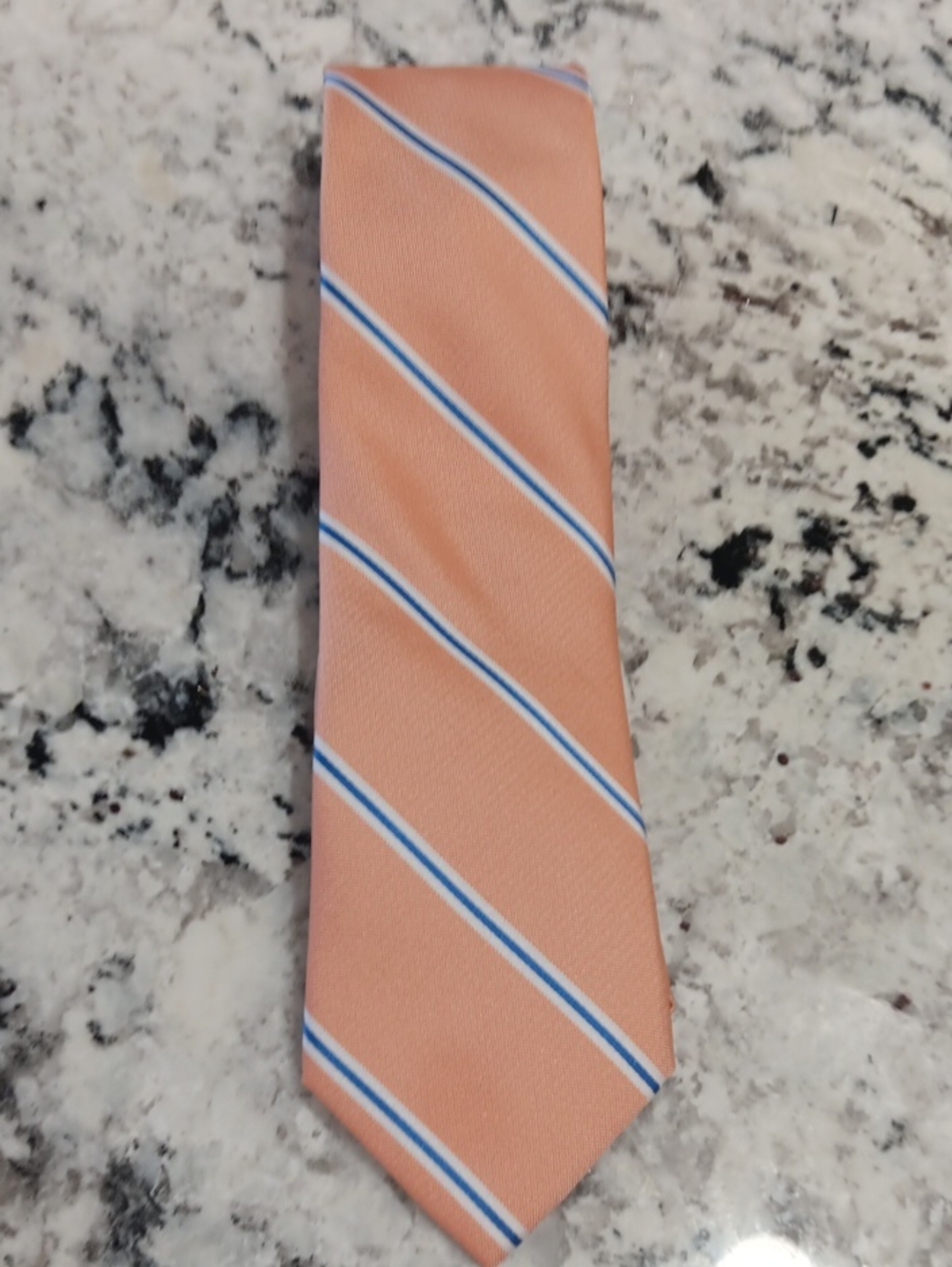 Tommy Hilfiger Peach Stripe Men's Tie -